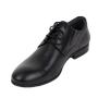 Men's black leather evening shoes 33171