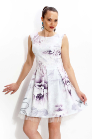 Rochie pentru femei colorata cu tul