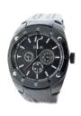 Черен мъжки часовник с кожена каишка Lee Cooper LC-28G-B
