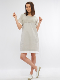 Women's sports dress in beige 8240-1