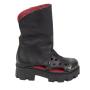 Women's summer boots in black color 21369