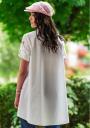 Tunic shirt in two colors white and pink right Avangard