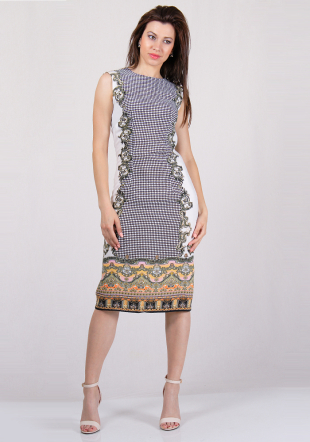 Rochie din colorată RUMENA