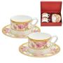 Изискан сет от две чаши за чай Roses Lace Lancaster