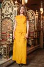 Ladies long dress in mustard color Avangard