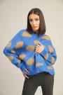 Ladies' sweater with dots 7872