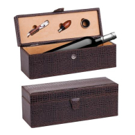Set of Wine Accessories in Luxury Box Vertini