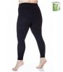 Colanti bambus plus size in culoare neagră 300 DEN