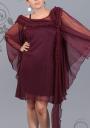 Туника рокля с подплата и декорация воали ILINA Fashion