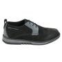 Men's black and grey nubuck leather shoes 32191