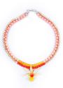 Колие от естествена орхидея, перли и корали Little Star Dannyra Jewels