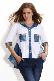 Flared ladies shirt Avangard