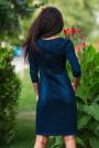 Blue denim dress with decoration Avangard