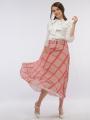 Ladies sheer white shirt 8201-1