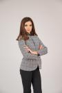 Women's fitted jacket in black and white 42111-151