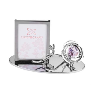 Статуетка рамка за снимка с декорация кристали Swarovski RY085