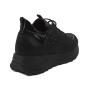 Women's leopard print sneakers TUSHE02BLACKLEO