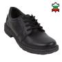 Men's black leather shoes with leather lining 32802