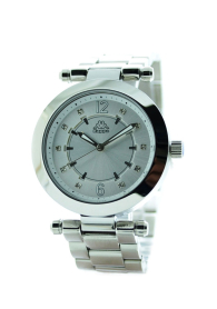 Ceas elegant dama argintiu cu cristale Kappa KP-1414L-A