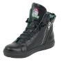 Women's shoes sport casual black leather with pokemons