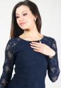 Dark blue elegant lace dress BF RUMENA