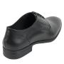 Men's evening shoes black with ties 