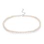 Fresh water pearl necklace 6.5-7mm R0436NW Swan