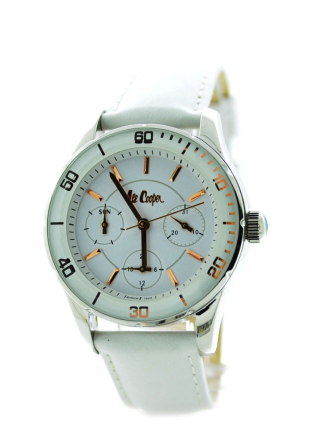 Мултифункционален дамски часовник с кожена каишка Lee Cooper LC-68L-C