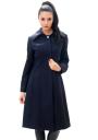 Ladies wide cut dark blue coat Radek's Collection