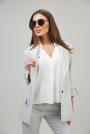 Gray elegant women's jacket 42201-902