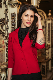 Red elegant jacket Avangard