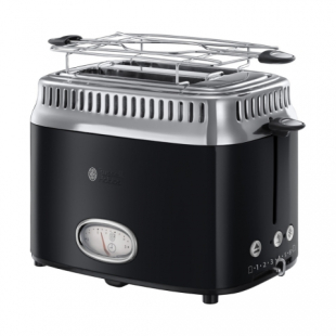 Toaster with retro design and grill attachment Russell Hobbs Retro 21681-56