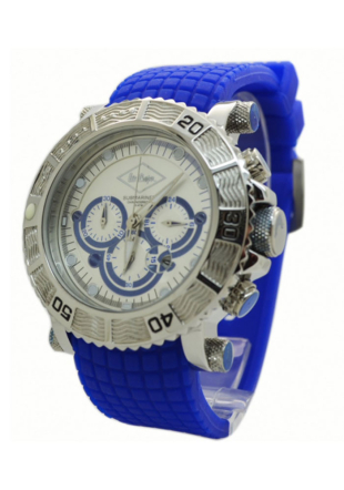 Мъжки часовник с хронограф и силиконова каишка Lee Cooper LC-090710R1-SSW