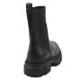Дамски боти естествена черна кожа набук с ластик TIFFANY04BLACK