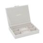 Jewelry box with single bottom in white color WA10403