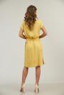 Rochie elegantă sport de damă în culoarea muștar 72234-301