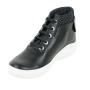 Women's nappa leather boots with black collar with dots 32775 
