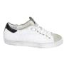 Women's white leather trainers 33733