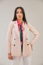 Elegant women's jacket in powder color 42114-202