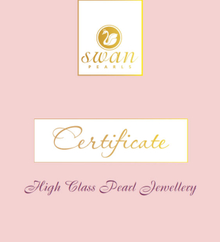 Колие със сладководни бели перли RLOVENWG Swan