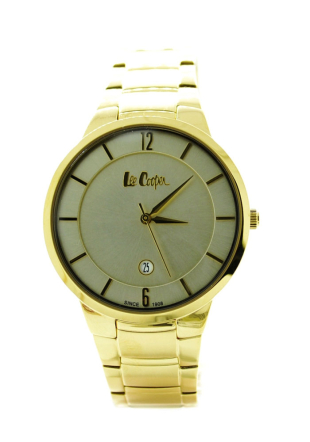 Златист дамски елегантен часовник Lee Cooper LC-18L-C
