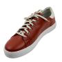 Дамски маратонки в червена кожа 36302RED