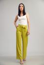 Women's stylish trousers in mustard color 62201-525