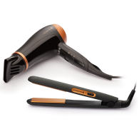 Set of hair straightener and hair dryer D3012GP Remington