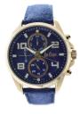 Мъжки елегантен часовник с велурена каишка Lee Cooper LC-22G-F