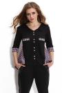 Ladies shirt in black and pink Avangard