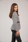 Women's fitted jacket in black and white 42111-151