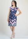 Butterfly print cotton dress RUMENA