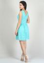 Rochie din dantelă de culoare turcoaz RUMENA