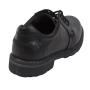 Men's black leather shoes with leather lining 32802